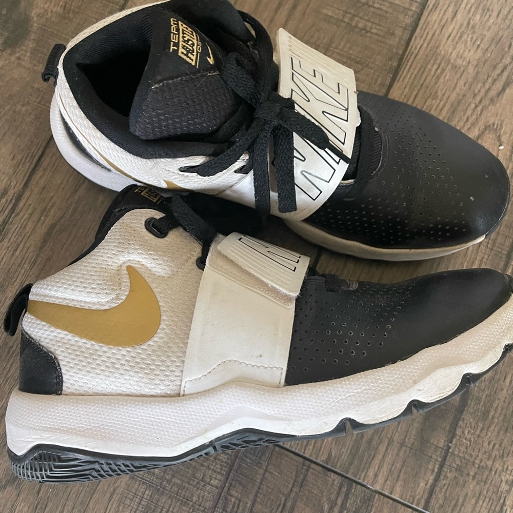 Nike Team Hustle D8 basketball shoes-youth